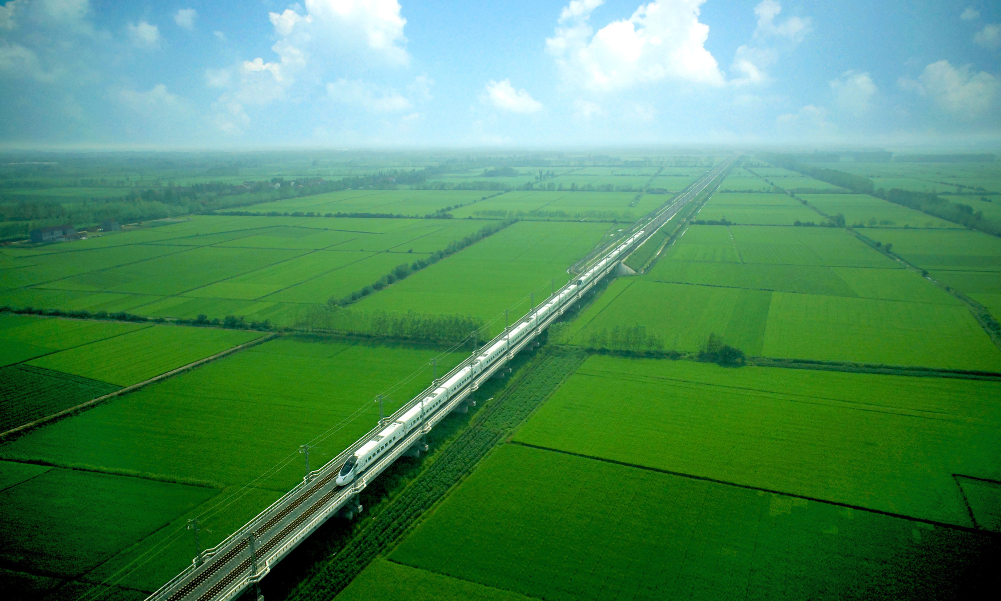 圖為漢宜高鐵。 