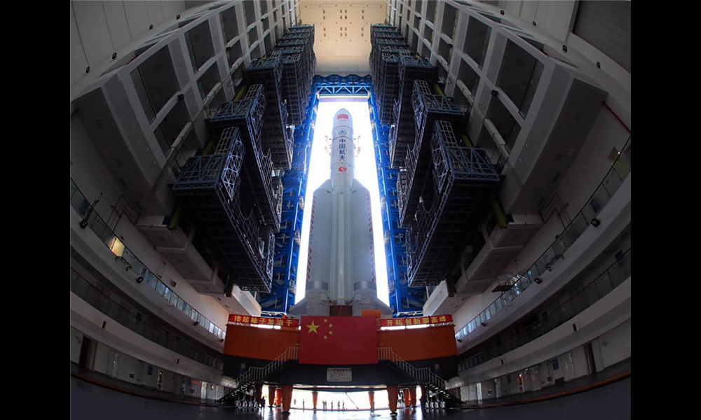 長征五號是無毒無污染新一代大型運載火箭，代表了我國運載火箭科技創新的最高水平，使我國火箭運載能力進入國際先進行列。（張文軍 攝）