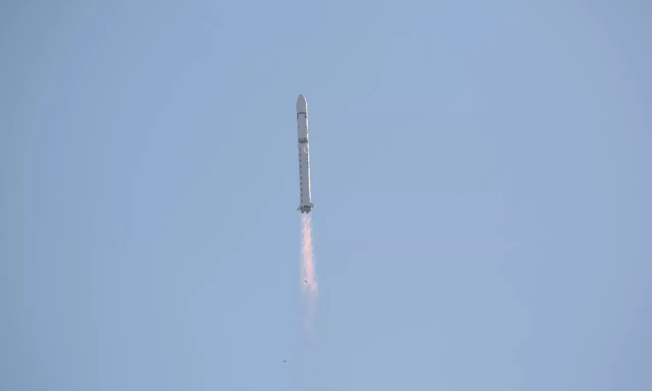 陸地勘查衛星二號由中國航天科技集團有限公司五院所屬航天東方紅衛星有限公司抓總研制，主要用于開展陸地資源遙感勘查。（李圣成 攝）