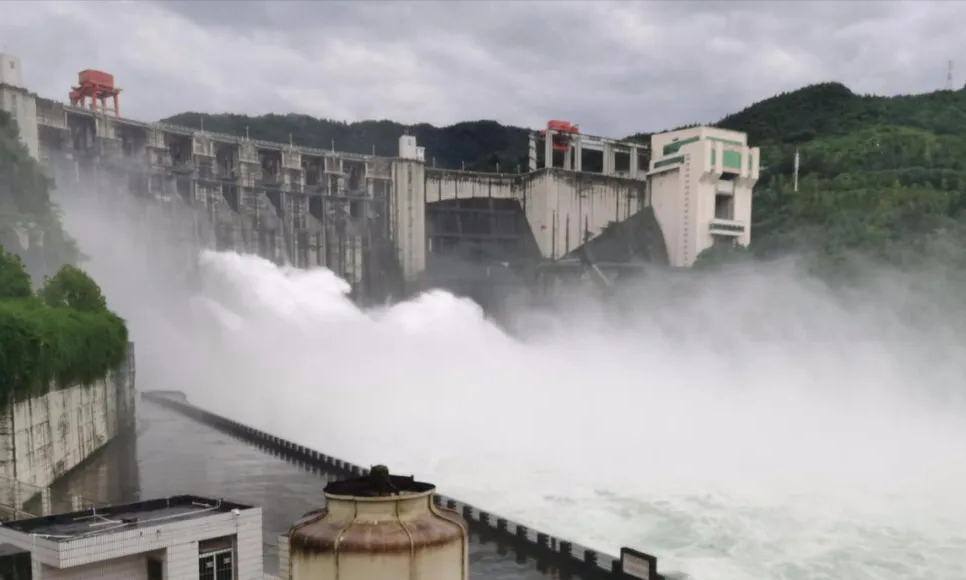 圖為隔河巖。（湖北能源清江公司 周采薇 攝）