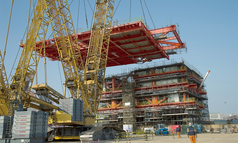 旅大16-3 WHPB組塊封頂。