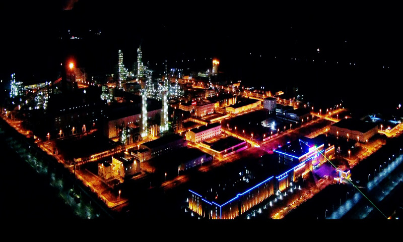 圖為項目夜景。