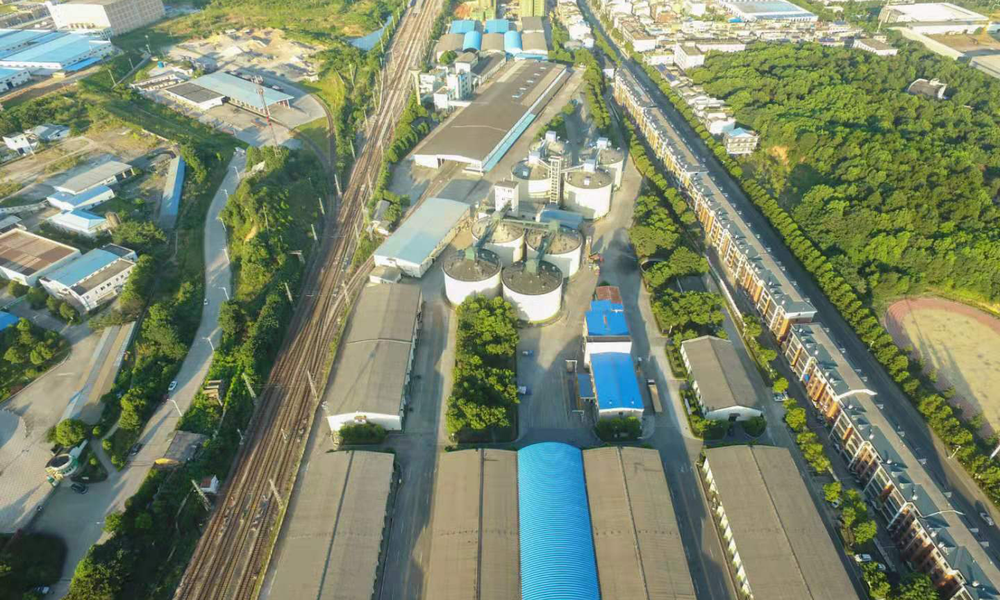 圖為7月30日無人機拍攝的中儲糧寧鄉直屬庫。（新華社記者 薛宇舸 攝）