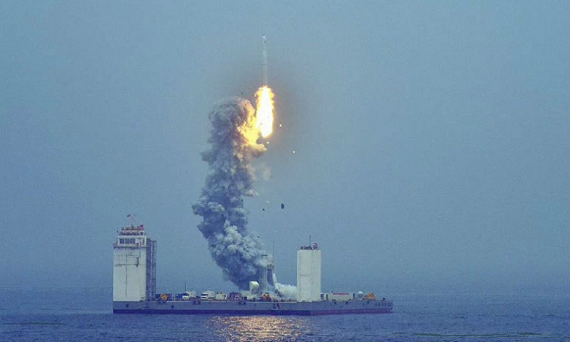 本次飛行試驗在國內首次采用“航天+海工”技術融合，突破海上發射穩定性、安全性、可靠性等關鍵技術，全面驗證了海上發射試驗流程，為我國快速進入空間提供了新的發射模式。