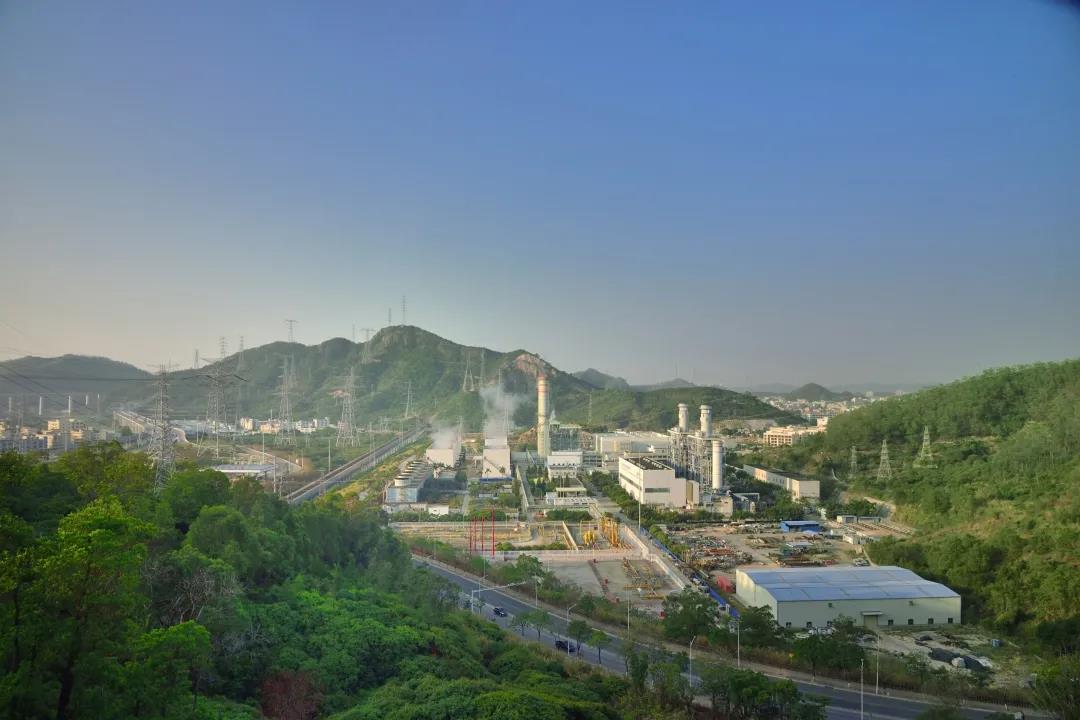 圖為近日，東火電承建東莞深能源樟洋電廠項目全景。