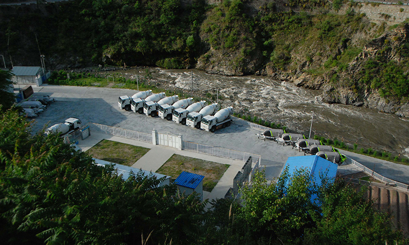 圖為4月30日在巴基斯坦曼塞赫拉拍攝的蘇吉吉納里水電站項目部現場。（新華社記者 鄧凱尹 攝）