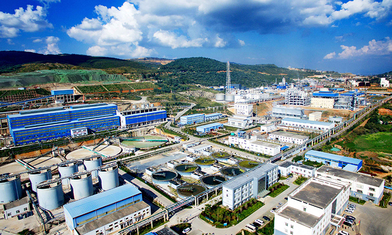 云天化深耕化工行業多年，“礦化一體”產業鏈優勢顯著，擁有多套大型化工生產設備，具有成熟的化工工藝生產經驗，具備產能優勢和技術優勢。圖為云天化磷礦采選基地。