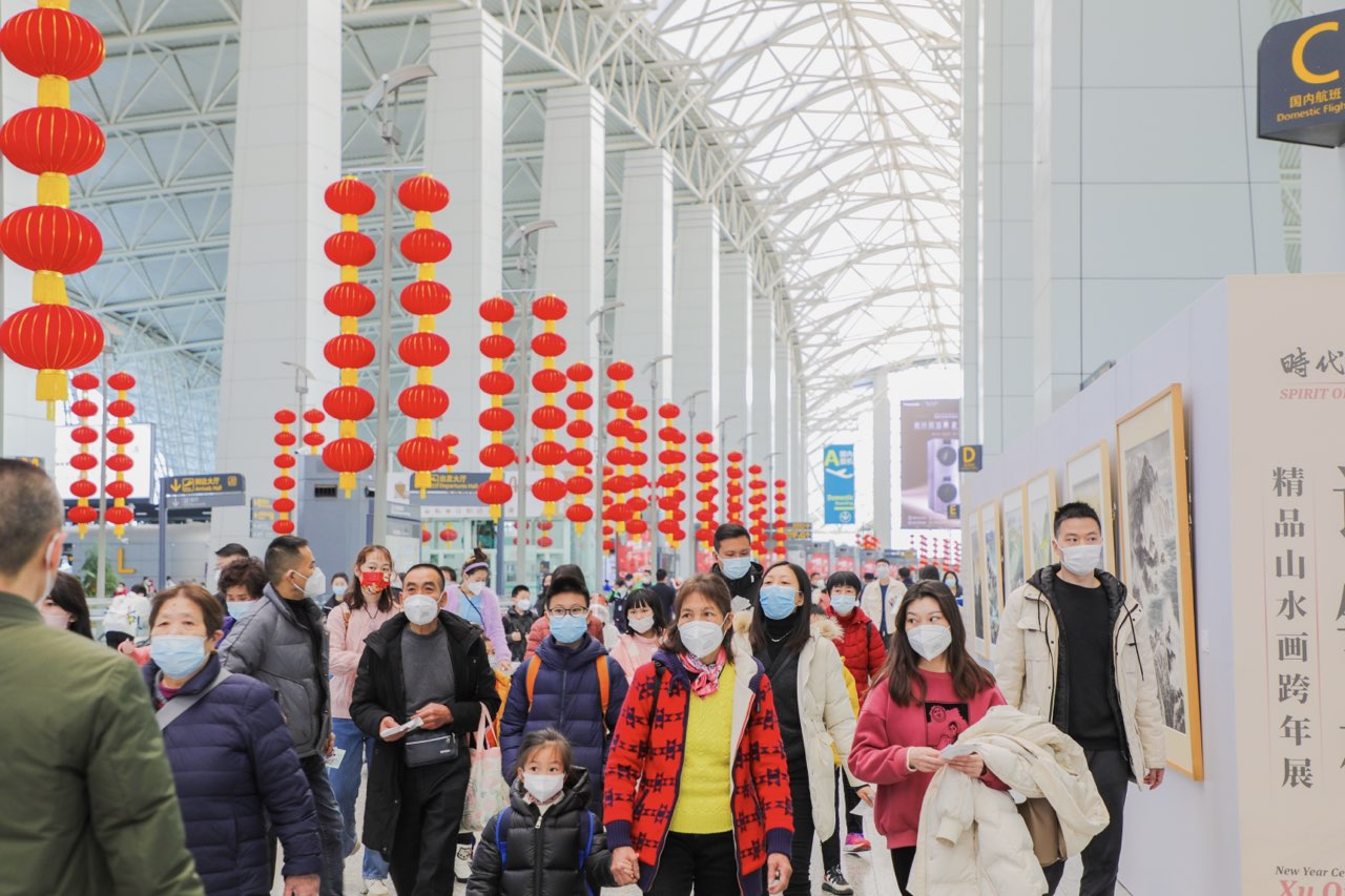 白云機場1月接送旅客超410萬人次 (1).jpg