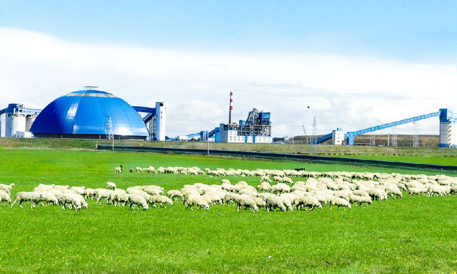 神寶能源將堅持安全發展、清潔發展，加快建設智能綠色礦山。圖為和諧礦區。